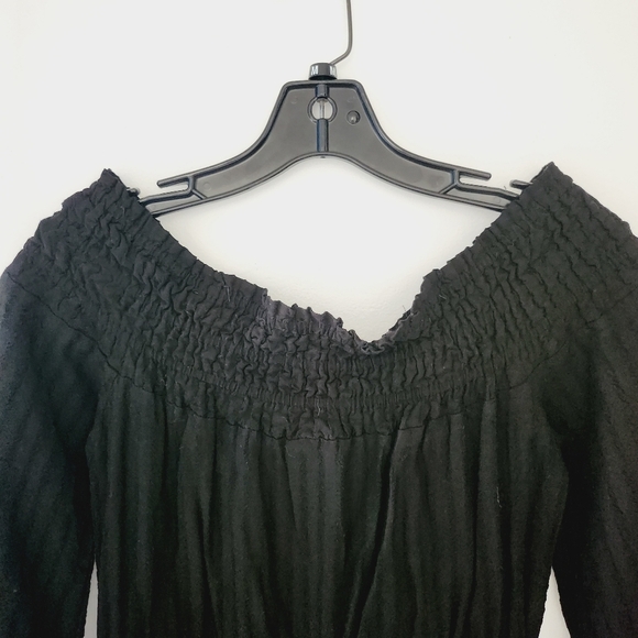 ANTHROPOLOGIE AMADI long sleeves off the shoulder romper - Picture 10 of 13